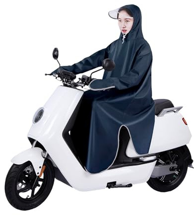 Poncho Antipioggia con Manica a Copertura Totale per Bici Elettrica per Uomo e Donna in Bicicletta (#3)