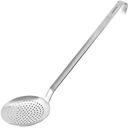 FM Professional 21885 écumoire en INOX, passoire INOX, ustensiles de Cuisine, araignée pour Cuisine, passoire, Outil de Cuisine, Acier Inoxydable, 50 x 7,5 x 14 cm