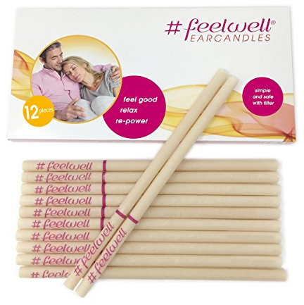 12 Pieces (6 Pairs) BIOSUN Feelwell Earcandles With Safety Filter