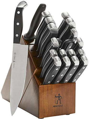 Henckels Statement 20 pc Knife Set, Razor-Sharp, German Engineered, Brown