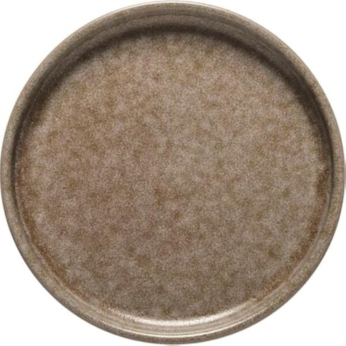 Grestel - Produtos Ceramicos, S.A. Costa Nova Redonda Lot de 6 assiettes plates, marron, Ø 130 mm