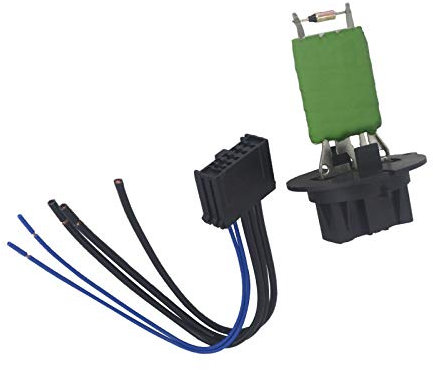 KASturbo Résistance Moteur Ventilateur de Chauffage avec connecteur de faisceau électrique pour 206 307 C3 Xsara Picasso 6450.JP