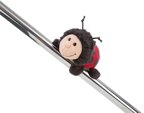 NICI MagNICI ladybird Dotti-Lotti 10cm - red - Cuddly toy with magnet - plush toy for fridge, blackboard, metal & much more, great gift idea | 61624
