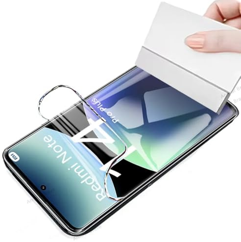 Yiranzix 2pcs film Hydrogel anti - poussière pour Xiaomi Redmi Note 14 Pro 5G / 4G / 14 Pro+ 5G 6.67 Gel film TPU film de protection d'écran flexible HD Clear Fingerprint Unlock, ultra mince