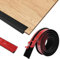 Übergangsprofil Selbstklebend 1M x 3CM, PVC Übergangsleiste Boden Höhenunterschied 2-5mm, Schwellenrampe Übergangsschiene, Boden&Teppich Laminat Übergangsleiste für Parkettböden, Schwellen (Schwarz)