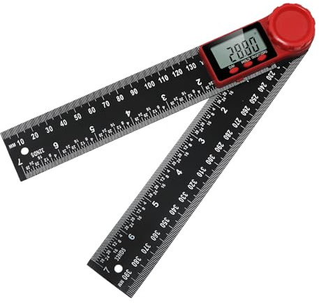 Digital Angle Finder Ruler with LCD Display – 200mm Measuring Tool & 0–360° Protractor Gauge for Builders, Woodworkers, Cyclists – Electronic Angle Measurement Tool
