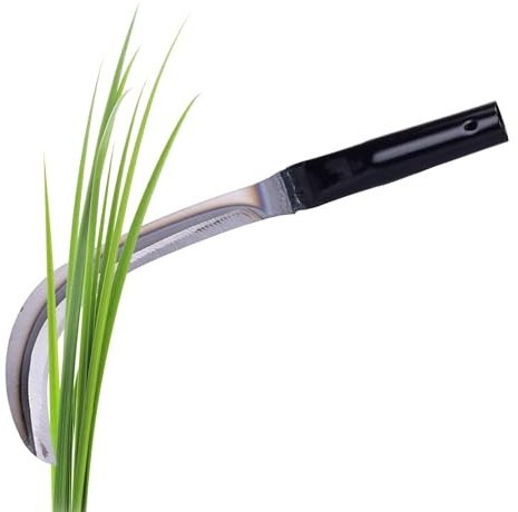 Falce Manuale - Falce da Diserbo | Tagliente Resistente E Leggero Per Campo Giardino Bosco Sentiero Esterno Fattoria Cortile