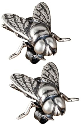 ibasenice Boucles Oreilles Clous Femme Punk Mouche Inoxydable Bijoux Délicats Mode pour Anniversaire et Quotidien