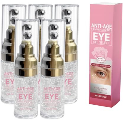 Gel per gli occhi idratante con rullo – Gel idratante e lenitivo nutriente per la cura degli occhi per le donne – Gel per alleviare le occhiaie, aumenta l'elasticità della pelle (5)