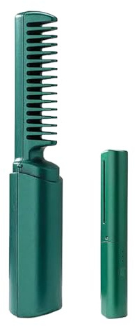 Hair Straightener Brush Ceramic Hairdressing Comb Smooth Styling Tool Frizz-Free Smoothing Straightening Brush 3 Levels USB Rechargeable Tool