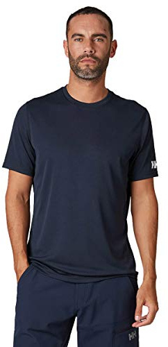 Helly Hansen Hombres Camiseta HH Tech, Azul Marino, XL