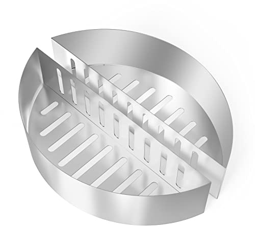 onlyfire Stainless Steel Charcoal Briquet Holder Charcoal Basket for Weber 26 Kettle Charcoal Grills