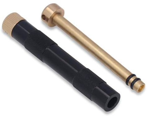 equlup Outdoor Camping Piston Fire Starter Tube Flame Maker Fire Starter Tube Air Compressed Ignition Fire Starting Tool for Camping Hiking