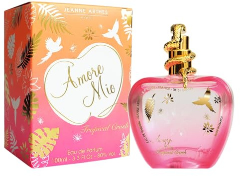 JEANNE ARTHES - Damparfym Amore Mio Tropical Crush - Eau de Parfum - sprayflaska 100 ml - tillverkad i Frankrike med fet