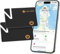 NOVOO Air Tag Karte Wallet Tracker Card Thin 1,6mm Smart Bluetooth Tag 6 Jahre Batterielebensdauer Kompatibel mit Apple Wo ist? APP (nur iOS),GPS Item Finder für Geldbörse,Gepäckanhänger - 2 Pack