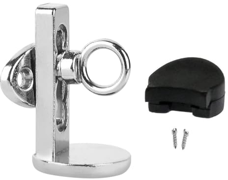 Orivin Poggiadito per clarinetto con cinghia regolabile, supporto in metallo montabile con cuscinetto in gomma per clarinetto, oboe, flauto Blackwood