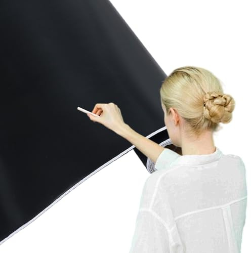 Pellicola adesiva e sfoderabile | Rotolo di pellicola autoadesiva per lavagna, lavabile, per scuola, presentazione, ufficio, area creativa