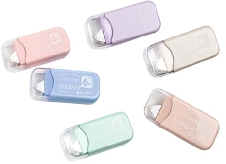6 Rodillos De Cinta Adhesiva Reposicionables De 6 Mm X 6 M Cinta Adhesiva De Doble Para Hacer Tarjetas Álbumes De Recortes 36 M En Total Rodillos Adhesivos De Doble