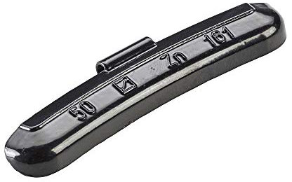 Hofmann Power Weight 5161-0503-001 50x Wuchtgewichte schwarz Typ161 50g, Schlaggewichte Stahlfelgen Auswuchtgewicht