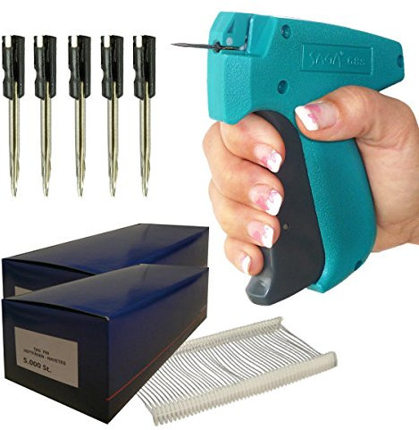Etikettierpistole Set: Heftpistole SAGA 68S + 10.000 Heftfäden 40 mm Standard + 5 Nadeln Standard | HUTNER