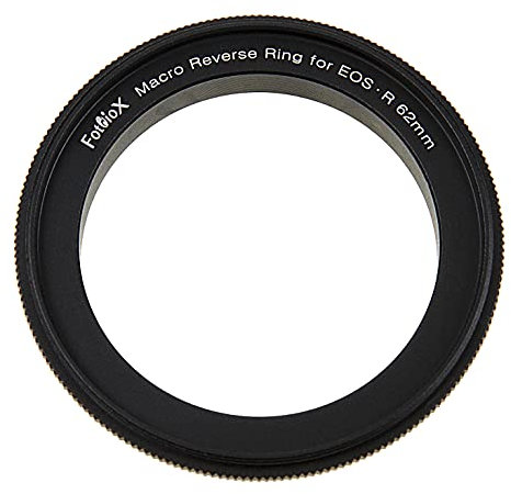 Fotodiox Macro Reverse Ring Compatible with 62mm Filter Thread to Canon RF-Mount Cameras - For Reverse Mounting Lenses