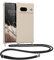 kwmobile Necklace Case kompatibel mit Google Pixel 7 Hülle - Cover mit Kordel zum Umhängen - Silikon Schutzhülle Creme