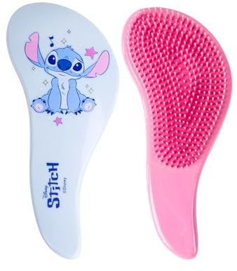 Disney Stitch Spazzola per Capelli, Accessori per Capelli per Ragazze, Pettine Districante con Design Stitch, Spazzola Anti-Trazione, Regalo per Donne, Adolescenti e Bambina