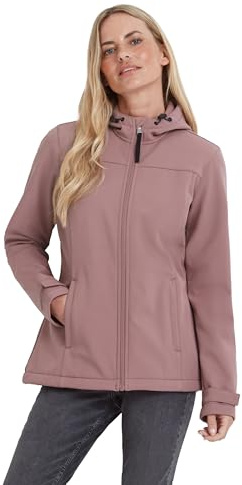 TOG24 Keld Lightweight Womens Softshell Jacket, Windproof, Showerproof Zip Up Outdoor Jacket with Hood