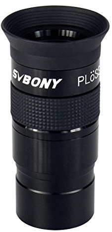 Svbony Teleskop Okular 40mm, 1,25” Plössl Scharfe Bilder Okular, 40° FMC Teleskoplinsen mit Filtergewinde, für Mondes Milchstraße Planetenbeobachtung