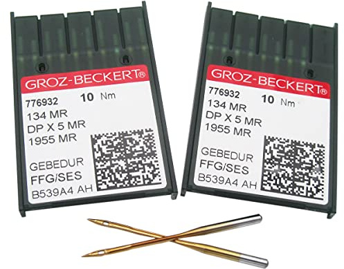 GROZ-BECKERT Needle -20 Groz Beckert 134MR 1955MR DPX5MR Long-Arm Quilting Machine Needles (20PCS Groz-Beckert-134MR 23/160)