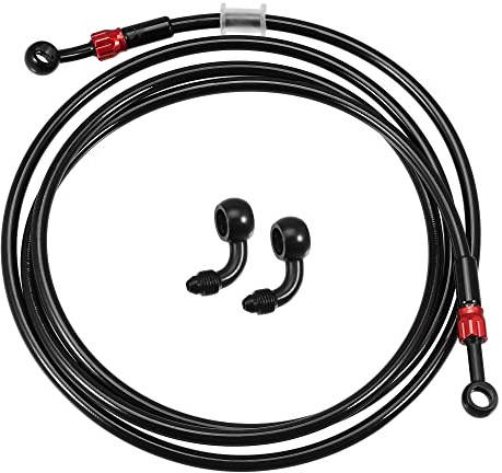 A ABSOPRO Línea De Manguera De Freno Para Motocicleta AN3 28 90 Grados 1Pc