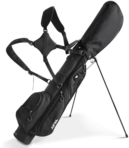 APXL Par 3 Golf Bag for Men Women with Rain Cover Strap Stand, Fit 8 Clubs