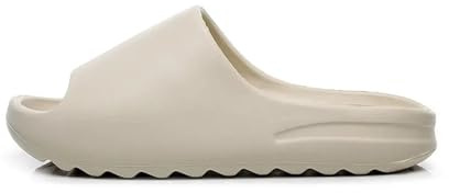 GUYIJ Pantofole estive alla moda con suola alta e morbida, pantofole per la casa, sandali da donna, scarpe da spiaggia da uomo (Beige, 36-37)