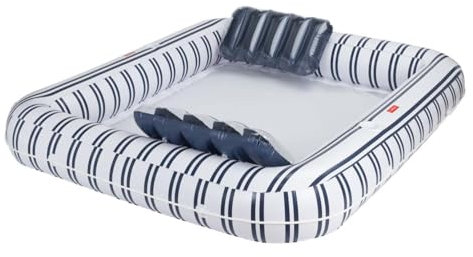 Flamingueo Materassino Gonfiabile - Gonfiabile Mare, Gonfiabili Piscina, Materassino Mare, Lettino Mare, Accessori Piscina (185 x 166 x 38 cm)