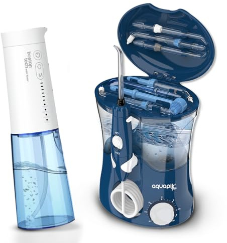 Boston Tech Acquisto intelligente: irrigatore dentale Aquaik PRO Taleto Aquaik Oe nella confezione Risparmia denaro e prenditi cura della tua salute orale a casa e in viaggio per coprire vari bisogni