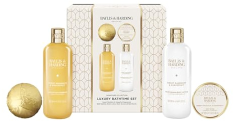 Baylis & Harding Sweet Mandarin & Grapefruit Indulgent Bathing Gift Set - Vegan Friendly