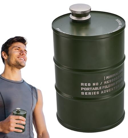 Frasco para Whisky | Garrafa Cerveza Exterior | Frasco De Acero Inoxidable 75cl Para Actividades Al Aire Libre Acampada Senderismo Viajes Picnic