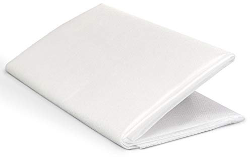 ZADAWERK® Bügelvlies - 20+15+15 g/m² - Weiß - 90 x 100 cm - Vlies beidseitig - leicht - nähen - Stoffe - aufbügeln - Handarbeiten unsichtbar verstärken - mit Anleitung