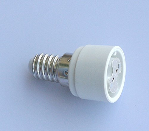 2 adaptadores de casquillo E14 a G4 MR16 GU5.3 GU4 para bombillas LED o halógenas
