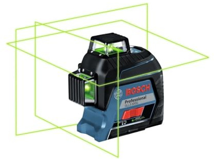 Bosch GLL3-300G-RT 360-Degree Green-Beam Laser Level (300 ft.) (Renewed)