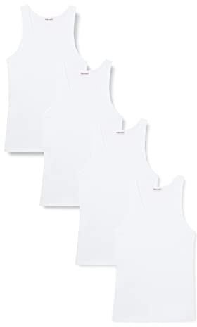 Eminence Classics X4 9b20 Men's Tank Top (Pack of 4) White