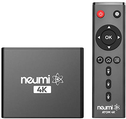 NEUMI Atom 4K Ultra-HD Digital Media Player for USB Drives and SD Cards - with HDMI and Analog AV, Automatic Playback and Looping Capability