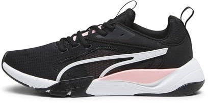 PUMA Women's ZORA Sneaker, Black White-Koral ICE, 6 UK