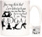 Tasse cadeau de yoga. You May Think I Am Listening to You But in My Head I Am Doing Yoga. Tasse à café en céramique pour les amateurs de yoga