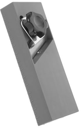 DIYEAH Outil de menuiserie tailleuse de bandes de chant plan de chanfrein raboteuses travail du bois coupe-ébavurage raboteuse à main plan de bloc Braquier acier Black