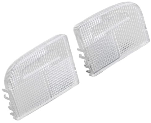 Riloer - Pantallas para lámpara de techo de coche, cubierta para luz de lectura y mapa, compatible con Honda Accord 2003-2019 (34401-SDA-A21, 34402-SDA-A21)