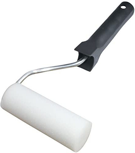 AERZETIX - C54491 - Rouleau avec manchon de peinture en mousse 100mm/Ø35mm - pour peinture acrylique - pour décoration murale plafond sol