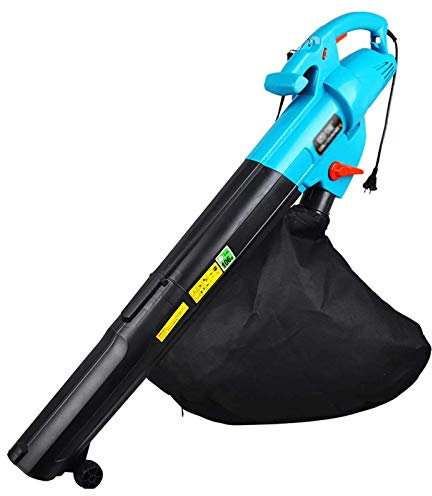lkpqdwqz Souffleurs de Jardin 3000W Aspirateur électrique Feuille 45 litres Sac de Collecte à Faible Bruit pour Le Nettoyage de la Cour Soufflage de Neige (A)