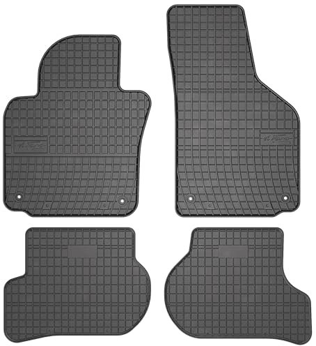MOTOS Gummimatten Auto Fussmatte passend für Skoda Octavia II 2004-2013 Verbessern Sie Ihren Reisekomfort mit Antirutschmatte Auto- Allwetter fußmatten Auto, Schutz vor Verschmutzung