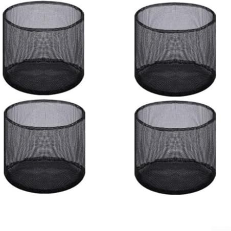 Jotekonoby 4 bolsas para macetas de estanque, bolsa de malla para cultivo de estanque, maceta de nenúfar, bolsa de plantación acuática, macetas transpirables para lirios, lirios, hierbas, flores